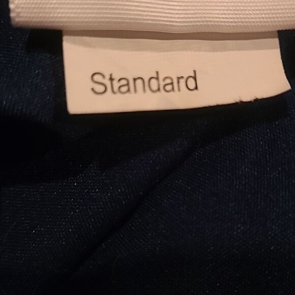 Pillow target shams navy blue two standard bed quilt textured set polyester - Picture 4 of 16